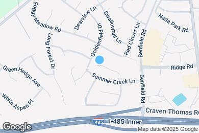 Map image of the property - 6053 Shining Oak Ln