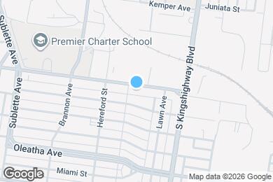 Map image of the property - 4962 Fyler Ave