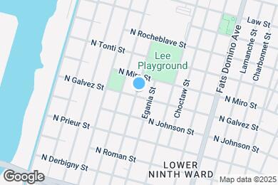 Map image of the property - 5201 N Galvez St