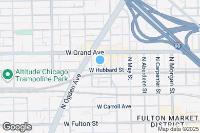 Map image of the property - 1222 W Hubbard St