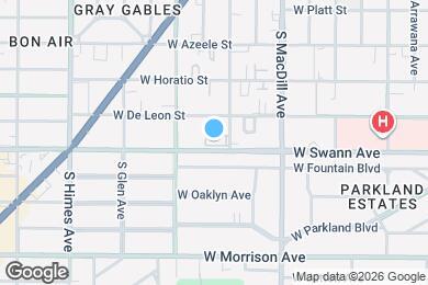 Map image of the property - 3211 W Swann Ave