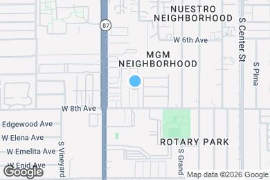 Map image of the property - 733 S Morris
