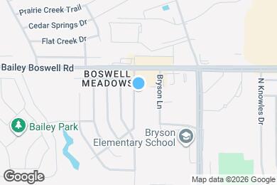 Map image of the property - 8660 Boswell Meadows Dr