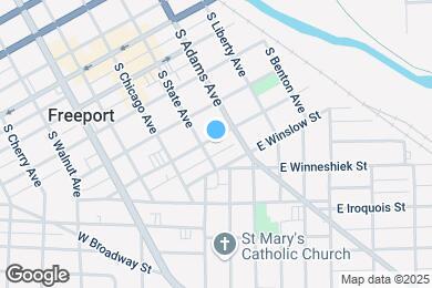 Map image of the property - 109 E Washington St