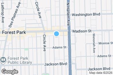 Map image of the property - 420 Marengo Ave