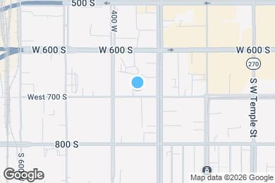 Map image of the property - 340 West 700 S