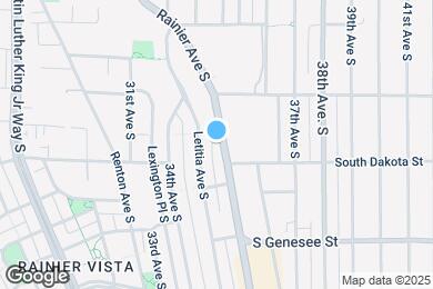 Map image of the property - 4057 Rainier Ave S