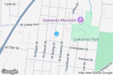 Map image of the property - 810 N Spring St