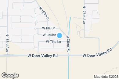Map image of the property - 17950 W Tina Ln