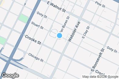 Map image of the property - 305 S Van Buren St