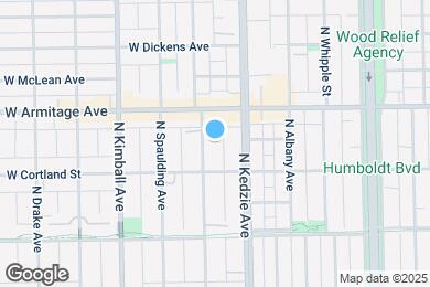 Map image of the property - 1927 N Sawyer Ave