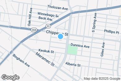 Map image of the property - 3925 Dunnica Ave