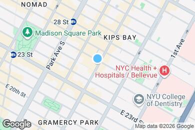 Map image of the property - 344 Third Avenue 5E