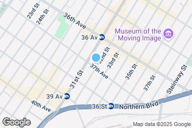 Map image of the property - 31-19 37th Ave