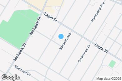 Map image of the property - 1222 Kossuth Ave