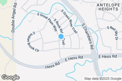 Map image of the property - 12216 S Great Plain Way