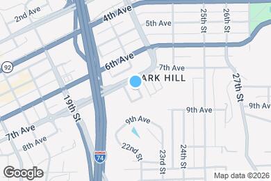 Map image of the property - 717 22nd St