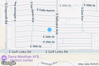 Map image of the property - 5828 E Calle Silvosa