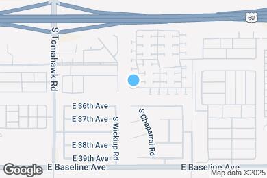 Map image of the property - 3538 S Chaparral Rd