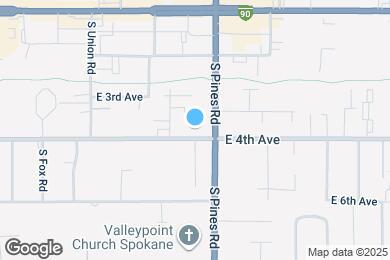 Map image of the property - NEW apartments in Spokane Valley!