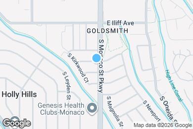 Map image of the property - 6482 E Dickenson Pl