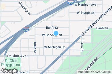 Map image of the property - 425 Superior St