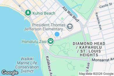 Map image of the property - 204 Kapahulu Ave