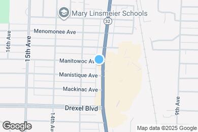 Map image of the property - 2802 S Chicago Ave