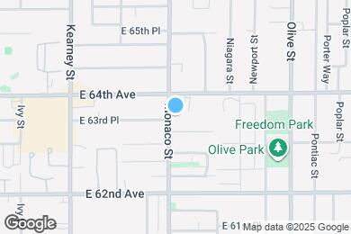 Map image of the property - 6370 Monaco St