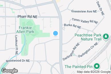Map image of the property - 2918 N Hills Dr NE