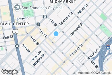 Map image of the property - 761 Minna St