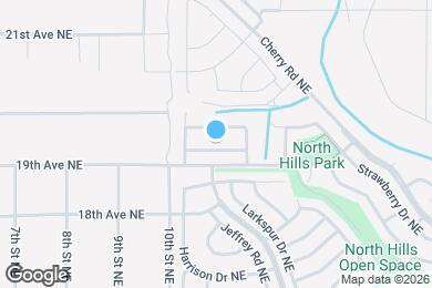 Map image of the property - 1328 Rebecca Rd NE