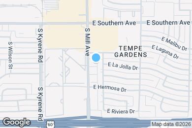 Map image of the property - 3729 S Mill Ave