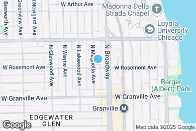 Map image of the property - 1214 W Rosemont Ave