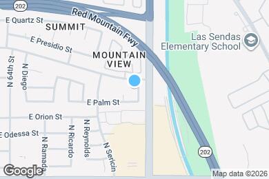 Map image of the property - 3032 N Silverado