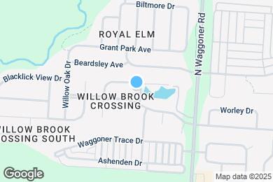 Map image of the property - 1213 Streamview Dr