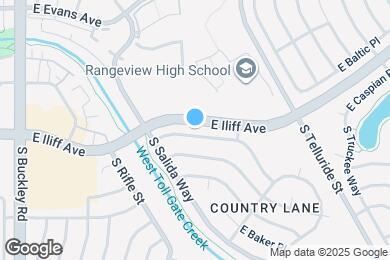 Map image of the property - 17515 E Caspian Pl
