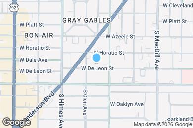 Map image of the property - 3315 W De Leon St