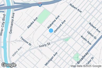 Map image of the property - 7707 Vermont Ave
