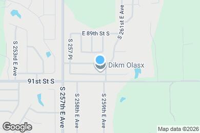 Map image of the property - 25954 E 90th St S
