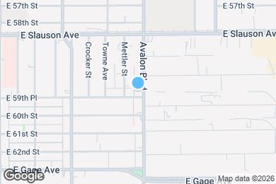 Map image of the property - 5937 S Avalon Blvd