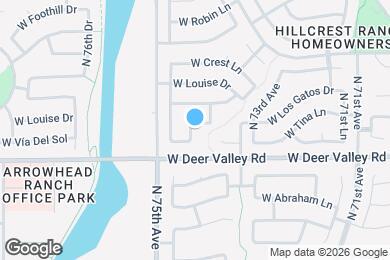 Map image of the property - 7427 W Tina Ln