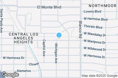 Map image of the property - 935 W Mariposa Dr