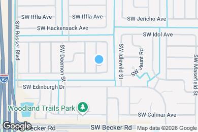Map image of the property - 4485 SW Gainsboro St