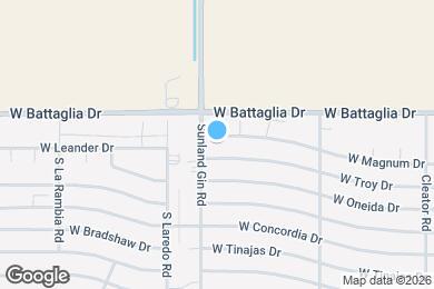 Map image of the property - 9543 W Magnum Dr
