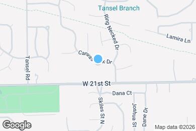 Map image of the property - 2160 Canvasback Dr