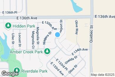 Map image of the property - 13473 Oneida Ln