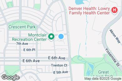 Map image of the property - 8200 E 8th Ave