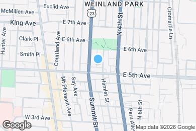 Map image of the property - 1205 Hamlet St