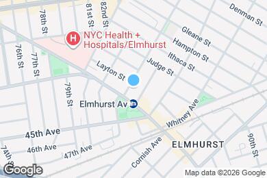 Map image of the property - Second-Floor Apartment on Britton Ave – Elmhurst, NY
